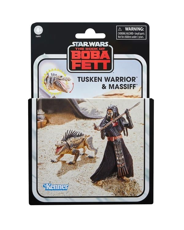 Star Wars: The Vintage Collection Tusken Warrior & Massiff (Book of Boba Fett) Exclusive Gallery Image 13