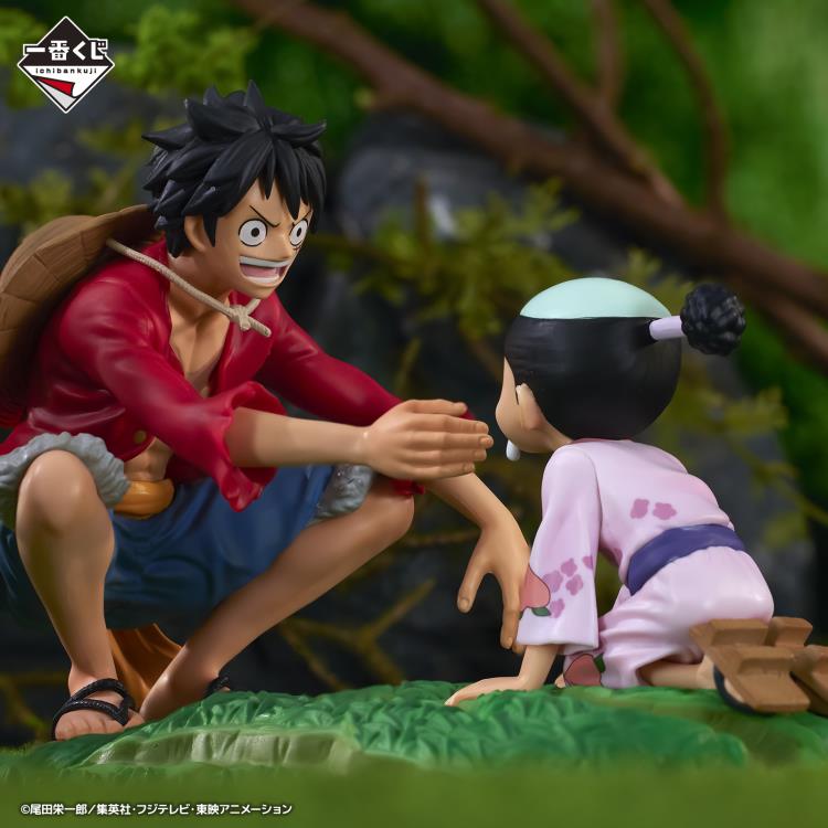 One Piece Ichibansho Revible Moment Monkey D. Luffy & Momonosuke (A New Dawn) Gallery Image 4