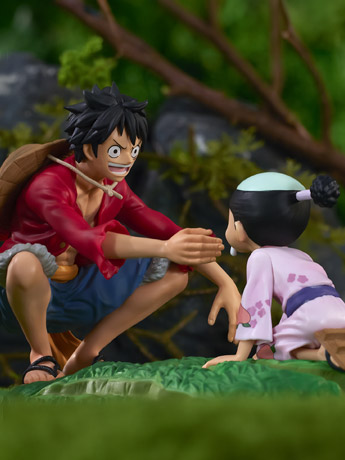 One Piece Ichibansho Revible Moment Monkey D. Luffy & Momonosuke (A New Dawn) Gallery Image 2