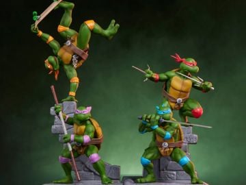 Teenage Mutant Ninja Turtles Mini Statue Four-Pack