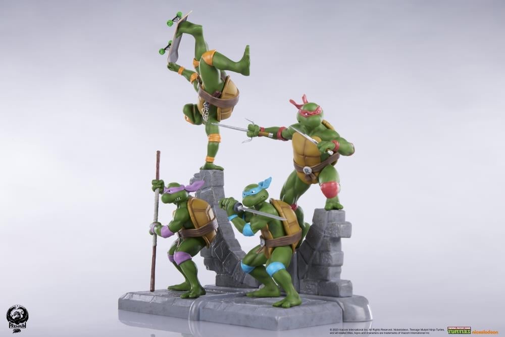 Teenage Mutant Ninja Turtles Mini Statue Four-Pack Gallery Image 11