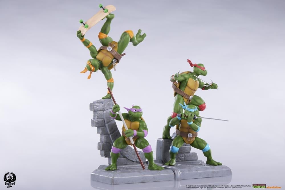 Teenage Mutant Ninja Turtles Mini Statue Four-Pack Gallery Image 12