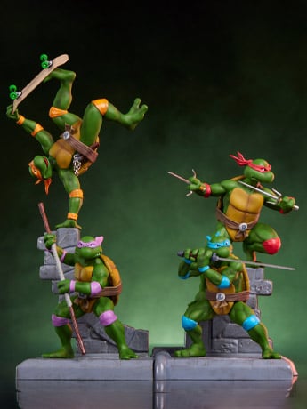 Teenage Mutant Ninja Turtles Mini Statue Four-Pack Gallery Image 2