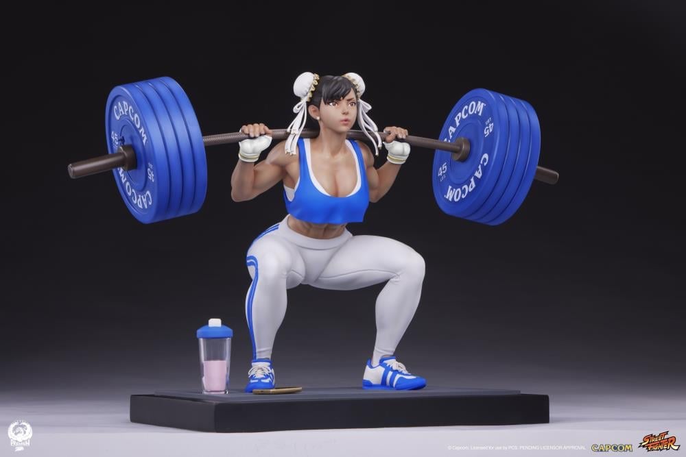 Street Fighter Premier Series Chun-Li (Powerlifting Classic Ver.) 1/4 Scale Statue Gallery Image 10