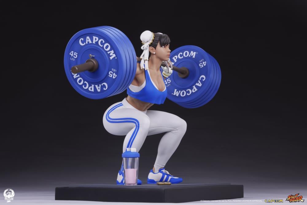 Street Fighter Premier Series Chun-Li (Powerlifting Classic Ver.) 1/4 Scale Statue Gallery Image 9