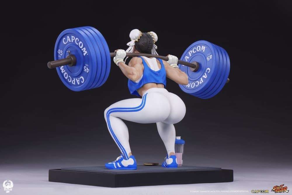 Street Fighter Premier Series Chun-Li (Powerlifting Classic Ver.) 1/4 Scale Statue Gallery Image 6