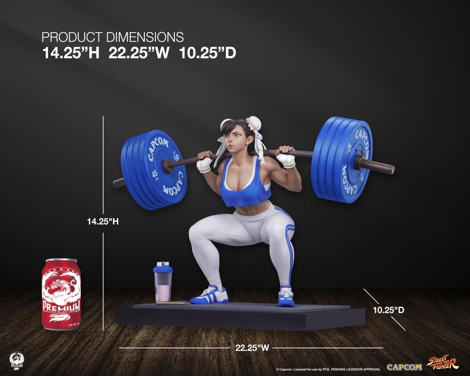 Street Fighter Premier Series Chun-Li (Powerlifting Classic Ver.) 1/4 Scale Statue Gallery Image 22