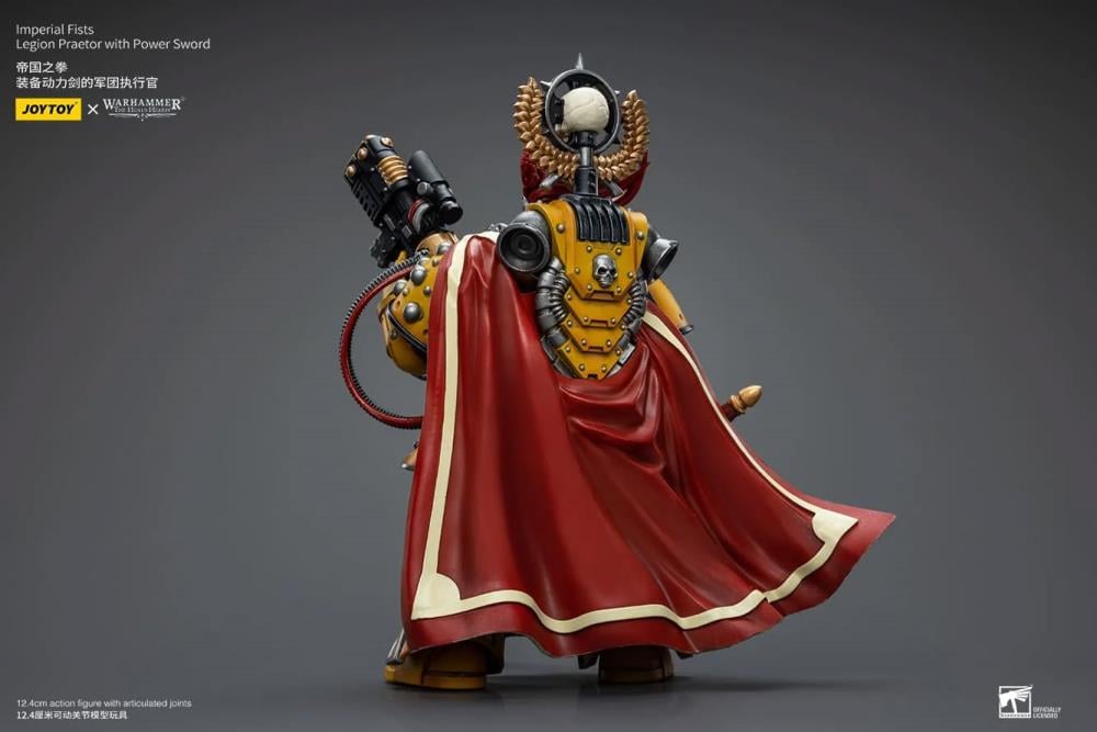 Warhammer: The Horus Heresy Imperial Fists Legion Praetor with Power Sword 1/18 Scale Action Figure Gallery Image 10