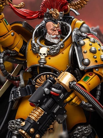 Warhammer: The Horus Heresy Imperial Fists Legion Praetor with Power Sword 1/18 Scale Action Figure Gallery Image 2