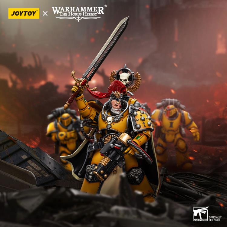 Warhammer: The Horus Heresy Imperial Fists Legion Praetor with Power Sword 1/18 Scale Action Figure Gallery Image 3