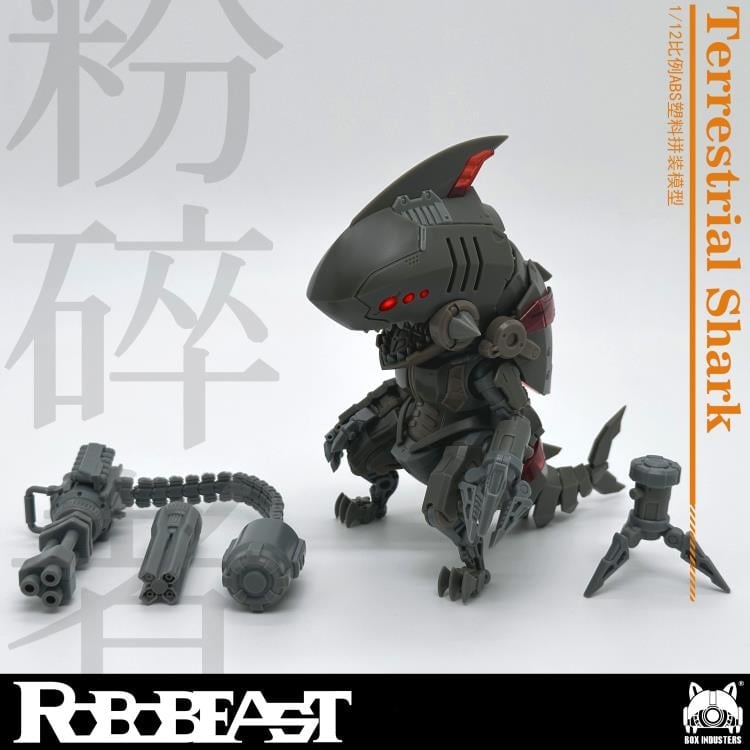 RoboBeast Terrestrial Shark 1/12 Scale Model Kit Gallery Image 11