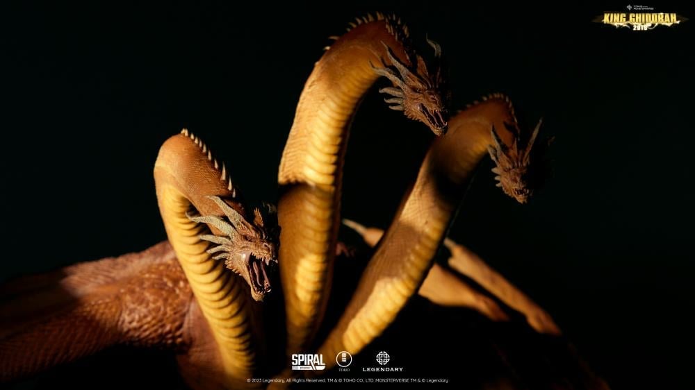 Godzilla: King of the Monsters Titans of the Monsterverse King Ghidorah Statue Gallery Image 28
