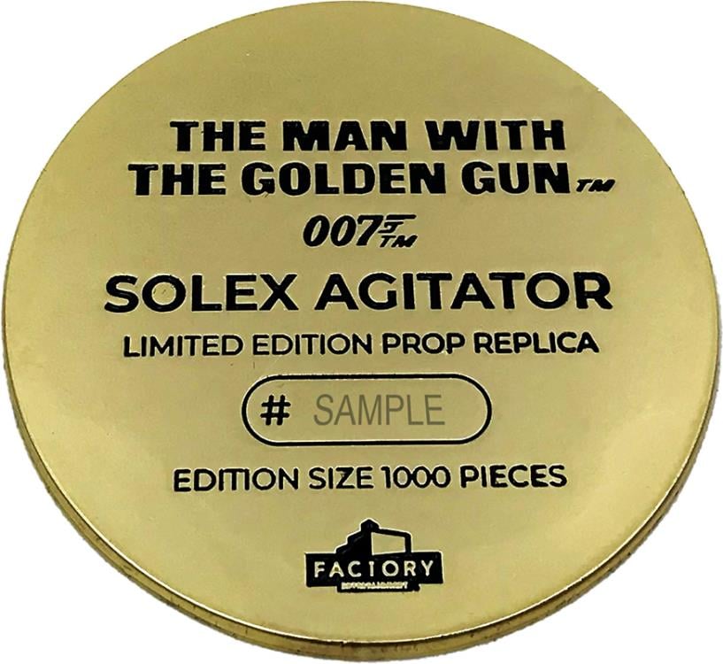 James Bond The Man with the Golden Gun Solex Agitator Limited Edition Prop Replica Gallery Image 25