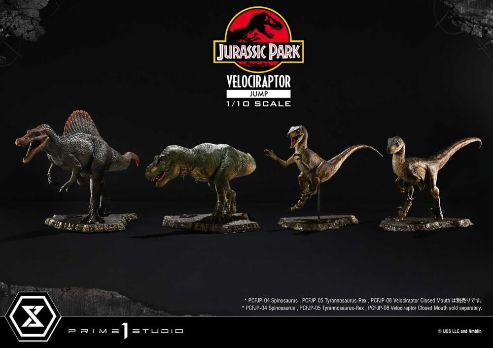 Jurassic Park Prime Collectible Figures Velociraptor (Jumping) 1/10 Scale Statue Gallery Image 18