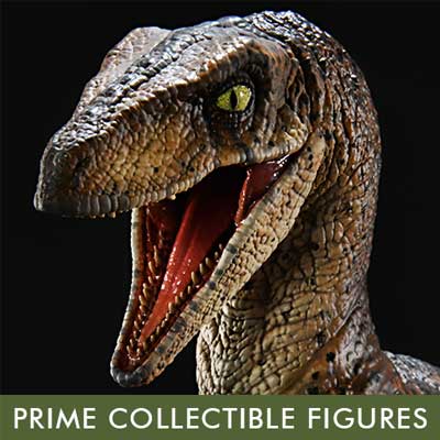 Jurassic Park Prime Collectible Figures Velociraptor (Jumping) 1/10 Scale Statue Gallery Image 15