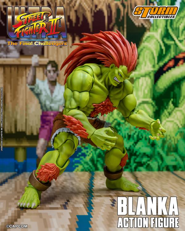 Ultra Street Fighter II: The Final Challengers Blanka 1/12 Scale Action Figure Gallery Image 5