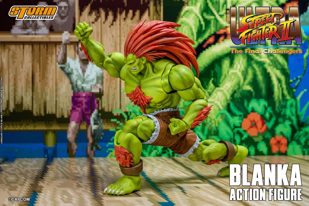 Ultra Street Fighter II: The Final Challengers Blanka 1/12 Scale Action Figure Gallery Image 8