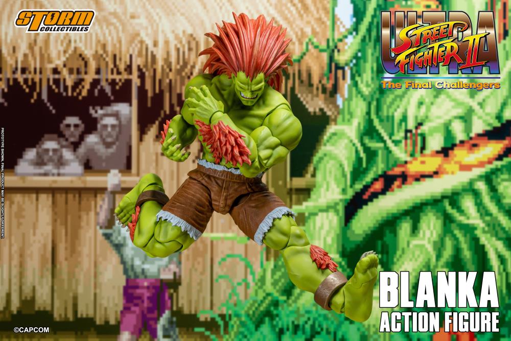 Ultra Street Fighter II: The Final Challengers Blanka 1/12 Scale Action Figure Gallery Image 9