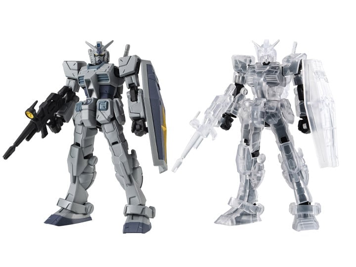 Gundam Build Fighters Capsule Action RX-78-3 G-3 Gundam Box of 4 Random Figures Gallery Image 1