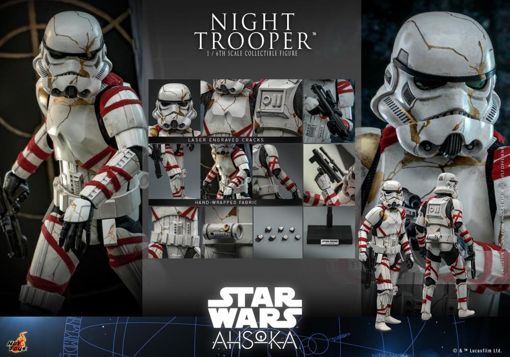 Star Wars: Ahsoka TMS121 Night Trooper 1/6th Scale Collectible Figure Gallery Image 17