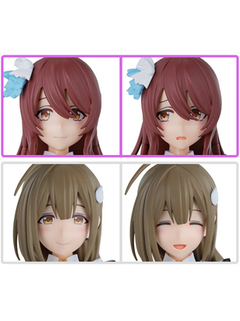 The Idolmaster: Shiny Colors 30 Minutes Sisters Option Hair Style & Face Parts (Tenka Osaki & Chiyuki Kuwayama) Accessory Kit Set Gallery Image 2