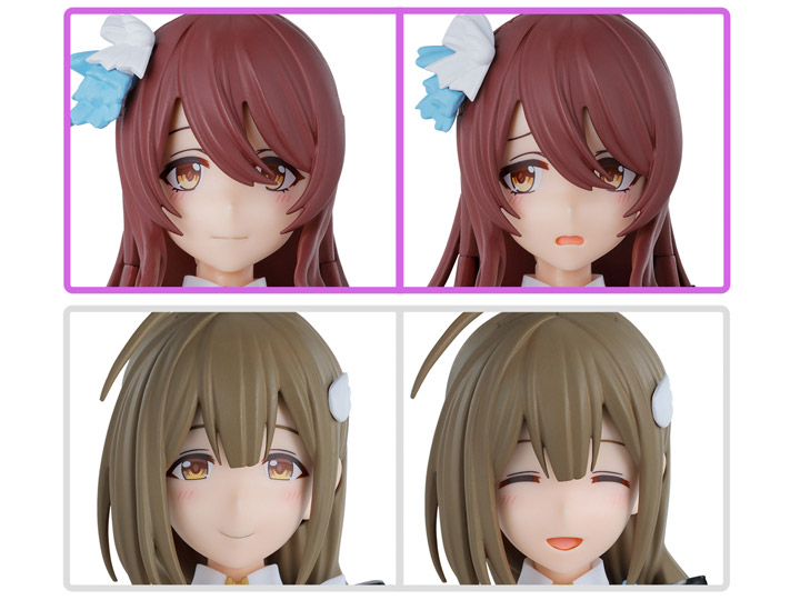 The Idolmaster: Shiny Colors 30 Minutes Sisters Option Hair Style & Face Parts (Tenka Osaki & Chiyuki Kuwayama) Accessory Kit Set Gallery Image 1