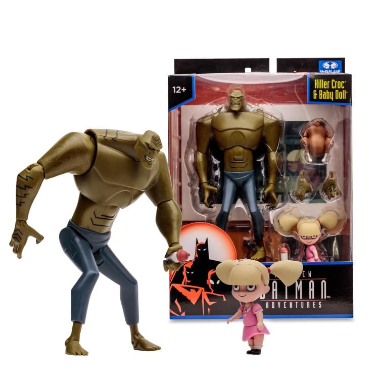The New Batman Adventures Killer Croc and Baby Doll Action Figures Gallery Image 13