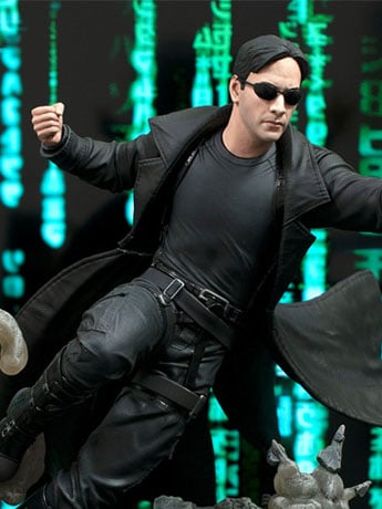 The Matrix Gallery Neo Deluxe Figure Diorama Gallery Image 2