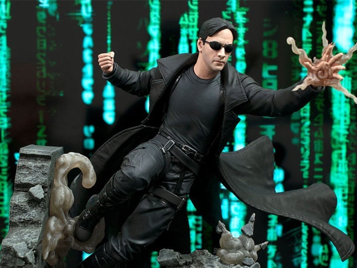 The Matrix Gallery Neo Deluxe Figure Diorama Gallery Image 1