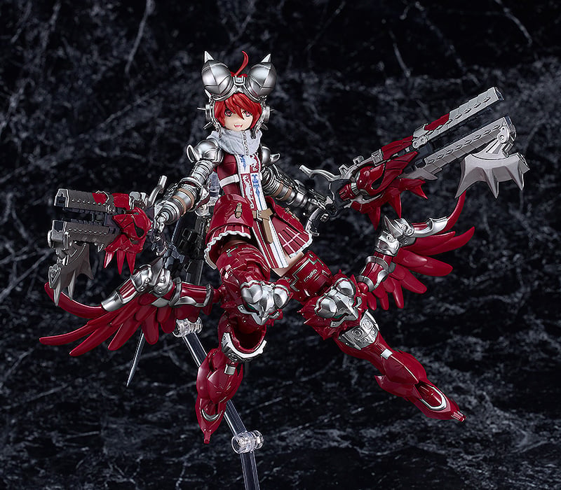 ② PLAMAX GODZ ORDER GO-03 レン ＆ GO-04 ヒマリ Godz Order PLAMAX GO-03 Godwing Dragon Knight Ren Firedragon Model Kit
