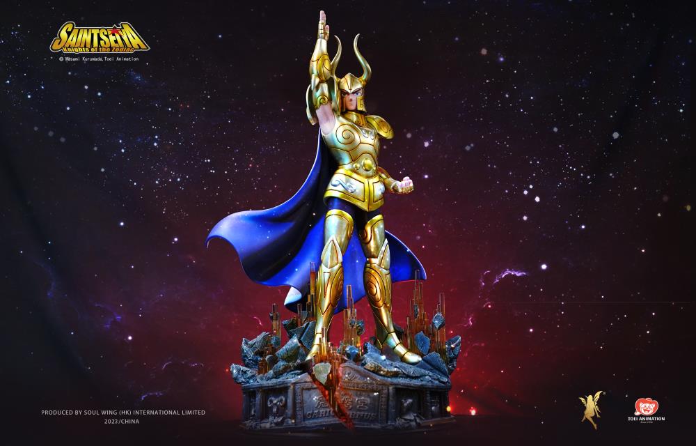 Saint Seiya Twelve Gold Saints Resonance Series Capricorn Shura 1/4 Scale Limited Edition Statue Gallery Image 8