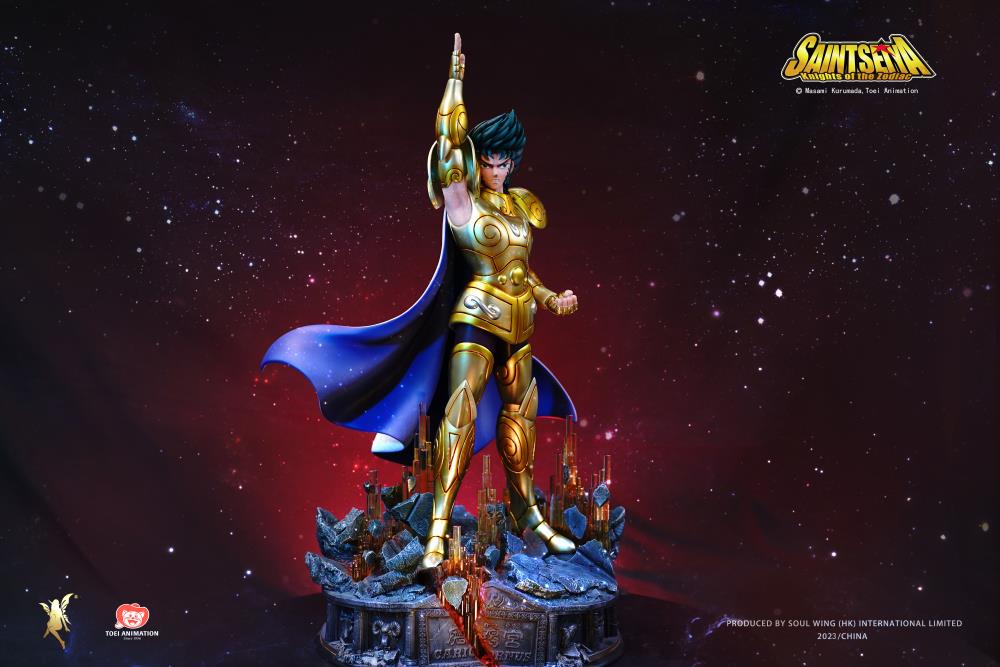 Saint Seiya Twelve Gold Saints Resonance Series Capricorn Shura 1/4 Scale Limited Edition Statue Gallery Image 3