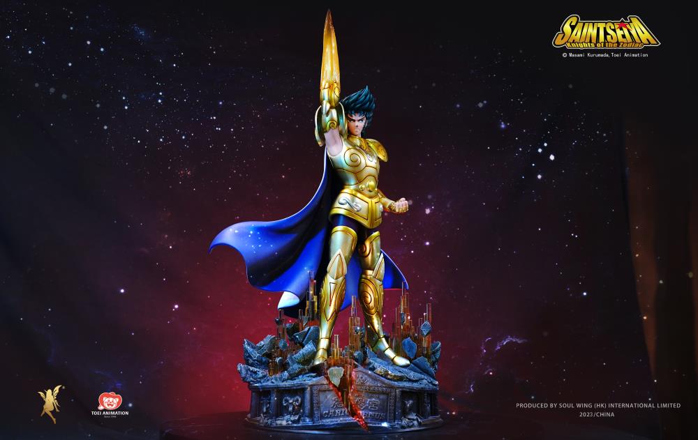 Saint Seiya Twelve Gold Saints Resonance Series Capricorn Shura 1/4 Scale Limited Edition Statue Gallery Image 4