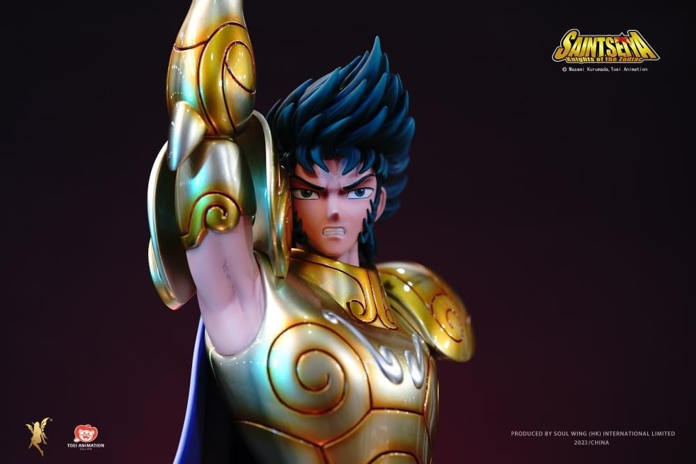 Saint Seiya Twelve Gold Saints Resonance Series Capricorn Shura 1/4 Scale Limited Edition Statue Gallery Image 5