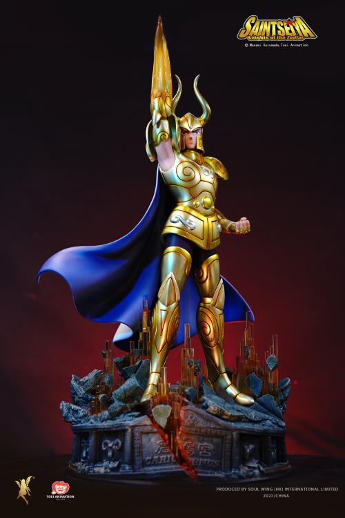 Saint Seiya Twelve Gold Saints Resonance Series Capricorn Shura 1/4 Scale Limited Edition Statue Gallery Image 7