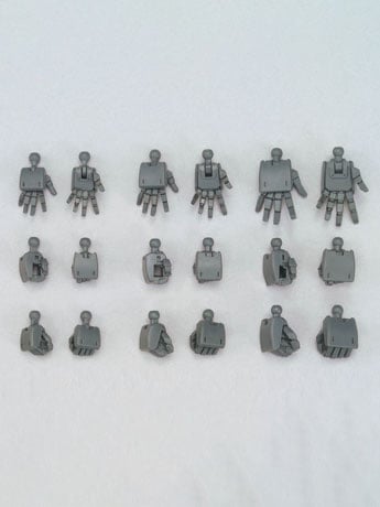 Mobile Suit Gundam Option Parts Set Gunpla 03 Build Hands (Edge) Model Kit Accessories Gallery Image 2