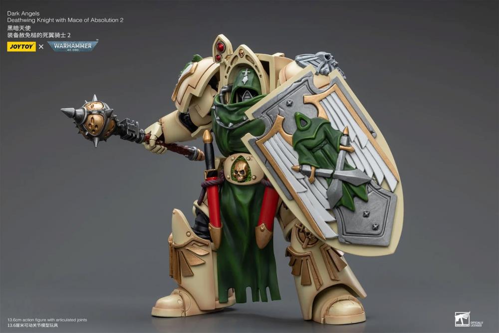 Warhammer 40k Dark Angels Deathwing Knight with Mace of Absolution 2 1/18 Scale Action Figure Gallery Image 9