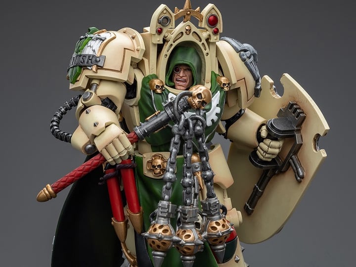 Warhammer 40k Dark Angels Deathwing Knight Master with Flail of the Unforgiven 1/18 Scale Action Figure Gallery Image 1