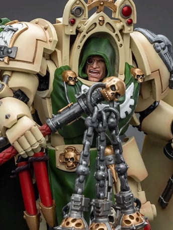 Warhammer 40k Dark Angels Deathwing Knight Master with Flail of the Unforgiven 1/18 Scale Action Figure Gallery Image 2