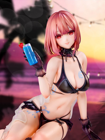Necomi Illustration One More Drink for the Vacation Figure Gallery Image 2