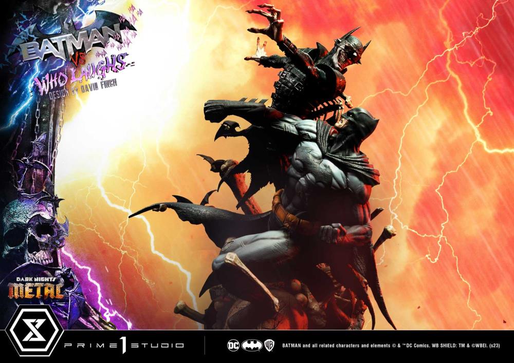 Dark Nights: Metal Ultimate Premium Masterline Batman Vs. Batman Who Laughs (Deluxe Ver.) 1/4 Scale Statue (With Bonus) Gallery Image 32