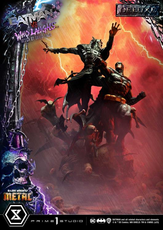 Dark Nights: Metal Ultimate Premium Masterline Batman Vs. Batman Who Laughs (Deluxe Ver.) 1/4 Scale Statue (With Bonus) Gallery Image 23