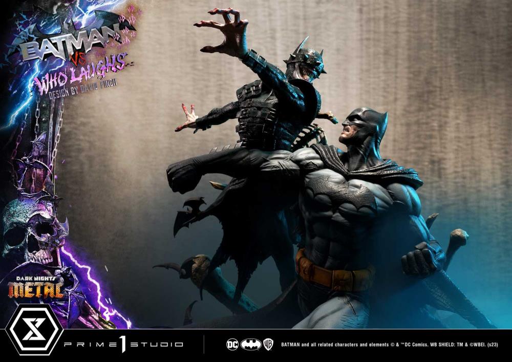 Dark Nights: Metal Ultimate Premium Masterline Batman Vs. Batman Who Laughs (Deluxe Ver.) 1/4 Scale Statue (With Bonus) Gallery Image 57