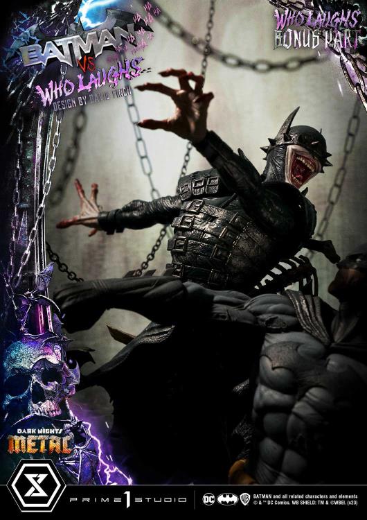 Dark Nights: Metal Ultimate Premium Masterline Batman Vs. Batman Who Laughs (Deluxe Ver.) 1/4 Scale Statue (With Bonus) Gallery Image 6
