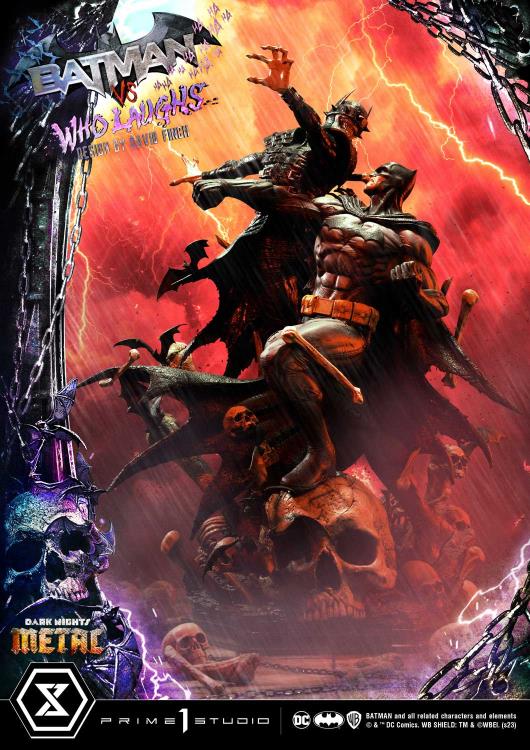 Dark Nights: Metal Ultimate Premium Masterline Batman Vs. Batman Who Laughs (Deluxe Ver.) 1/4 Scale Statue (With Bonus) Gallery Image 21
