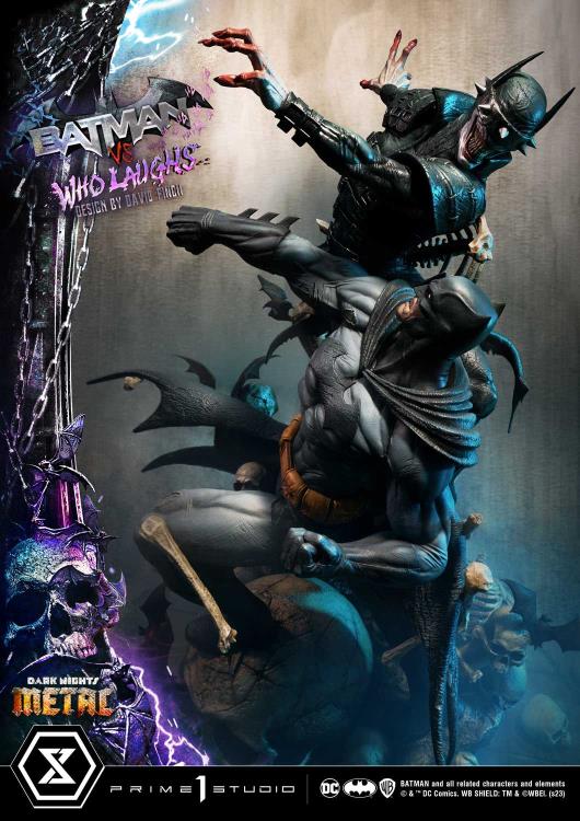 Dark Nights: Metal Ultimate Premium Masterline Batman Vs. Batman Who Laughs (Deluxe Ver.) 1/4 Scale Statue (With Bonus) Gallery Image 62