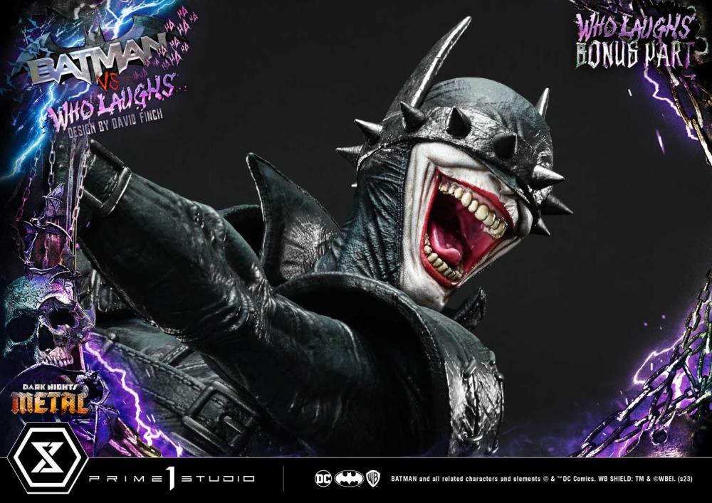 Dark Nights: Metal Ultimate Premium Masterline Batman Vs. Batman Who Laughs (Deluxe Ver.) 1/4 Scale Statue (With Bonus) Gallery Image 11