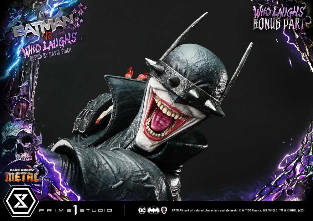 Dark Nights: Metal Ultimate Premium Masterline Batman Vs. Batman Who Laughs (Deluxe Ver.) 1/4 Scale Statue (With Bonus) Gallery Image 8