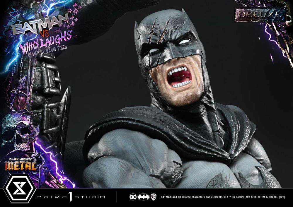 Dark Nights: Metal Ultimate Premium Masterline Batman Vs. Batman Who Laughs (Deluxe Ver.) 1/4 Scale Statue (With Bonus) Gallery Image 97