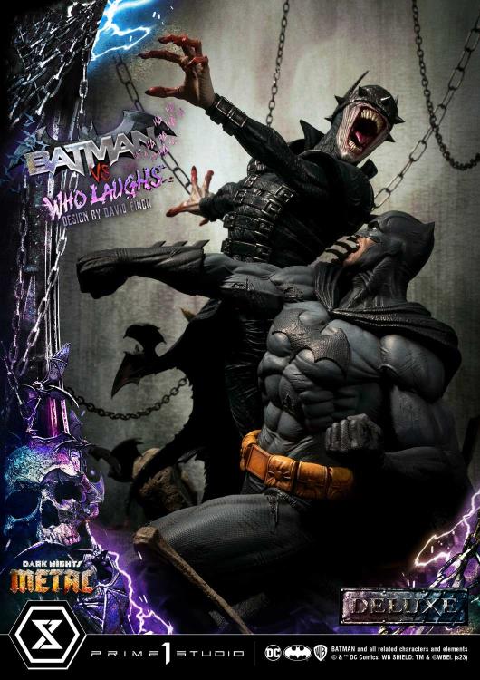 Dark Nights: Metal Ultimate Premium Masterline Batman Vs. Batman Who Laughs (Deluxe Ver.) 1/4 Scale Statue (With Bonus) Gallery Image 47